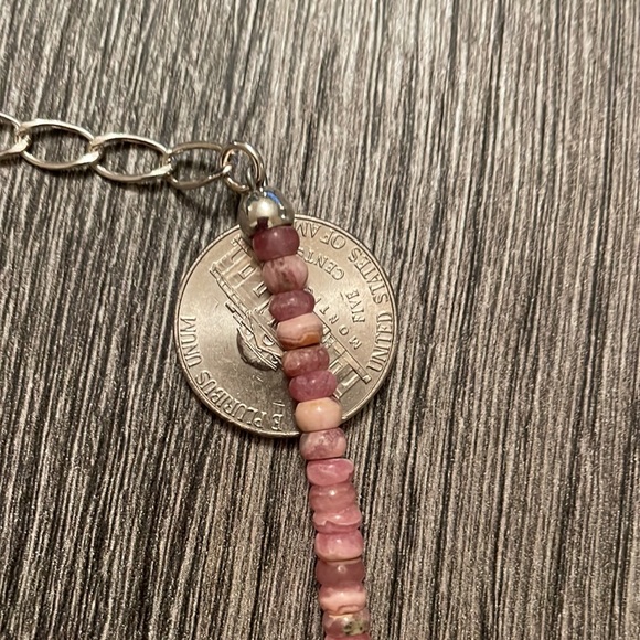 Pink and blue necklace - Picture 6 of 10